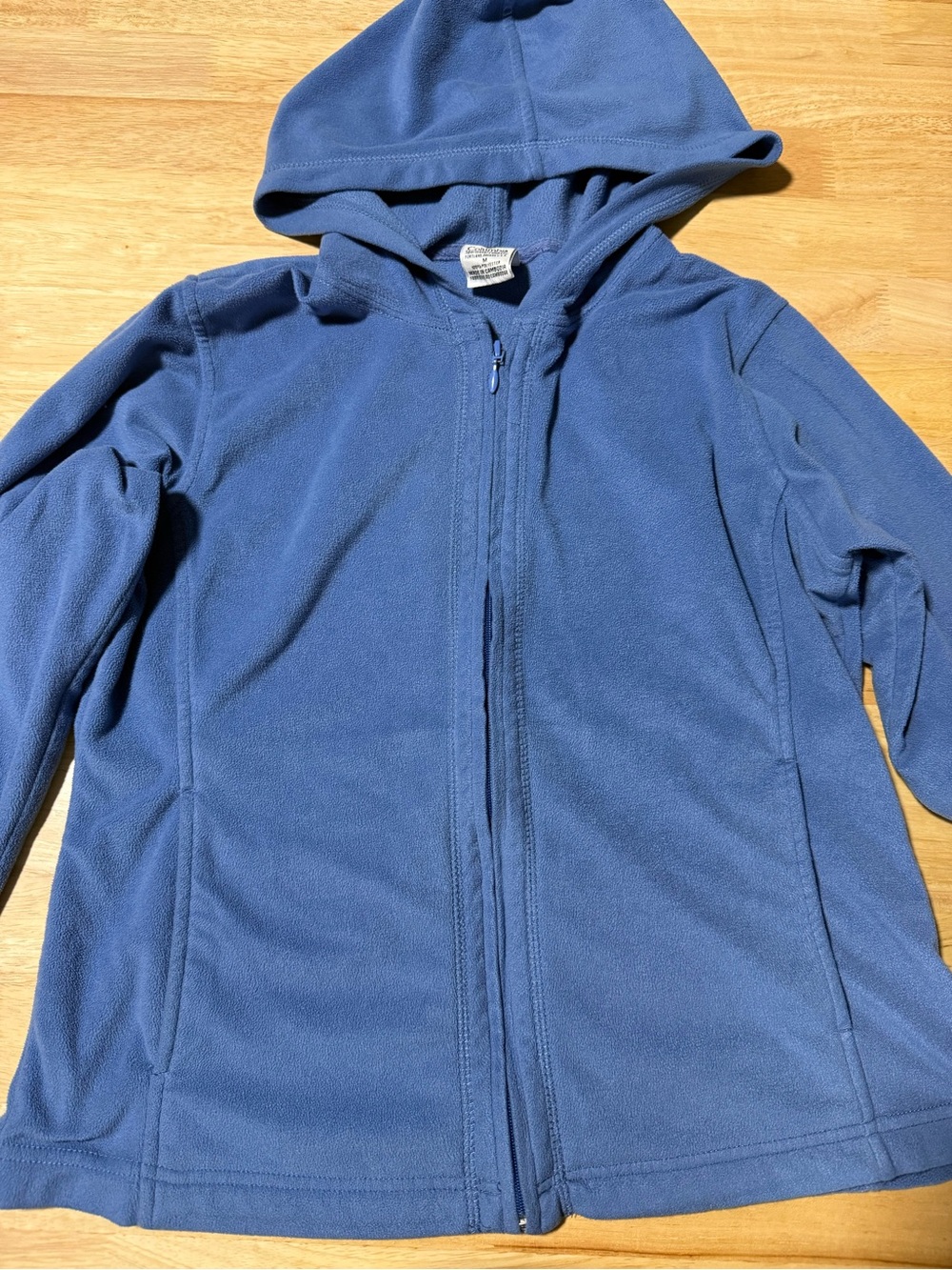 Columbia Women’s Blue Full Zip Fleece Hoodie Jacket Size Medium